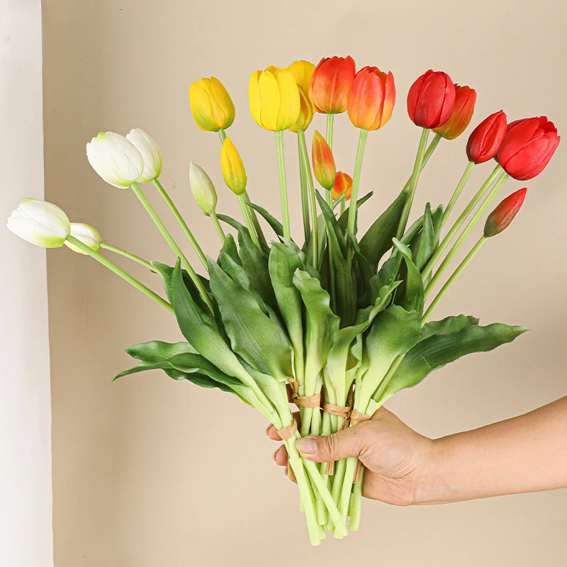 Home Decor Tulip - Tulipani artificiali a 5 teste Decorazione
