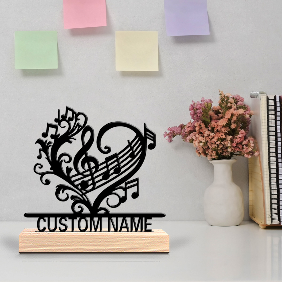 Home Decor Flowers - Statua in Metallo a Forma di