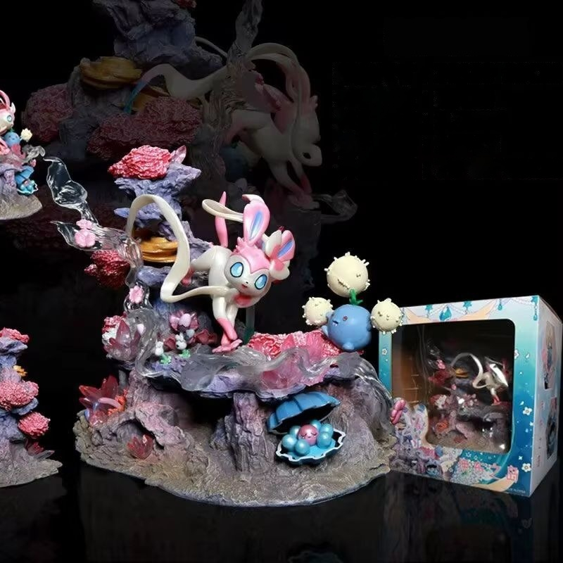 Home Decor Ideas - Statuetta GK Sylveon Shroomish Clamperl Fairy
