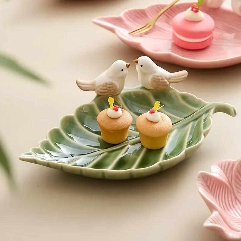 Ceramic Trinket Dish - Simpatico vassoio per uccelli Vassoi portaoggetti