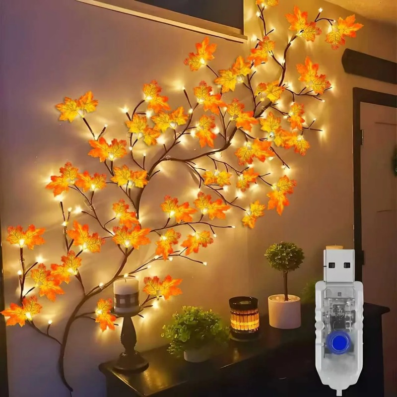 Home Decor Flowers - Lampada a Rami di Salice Multifunzione