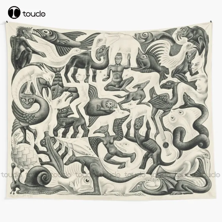 Home Decor Website Free - Escher - Aereo Riempimento Ii Arazzo