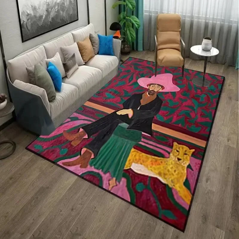 Home Decor Ig - Tappeto Decorativo Artistico per Soggiorno, Grande