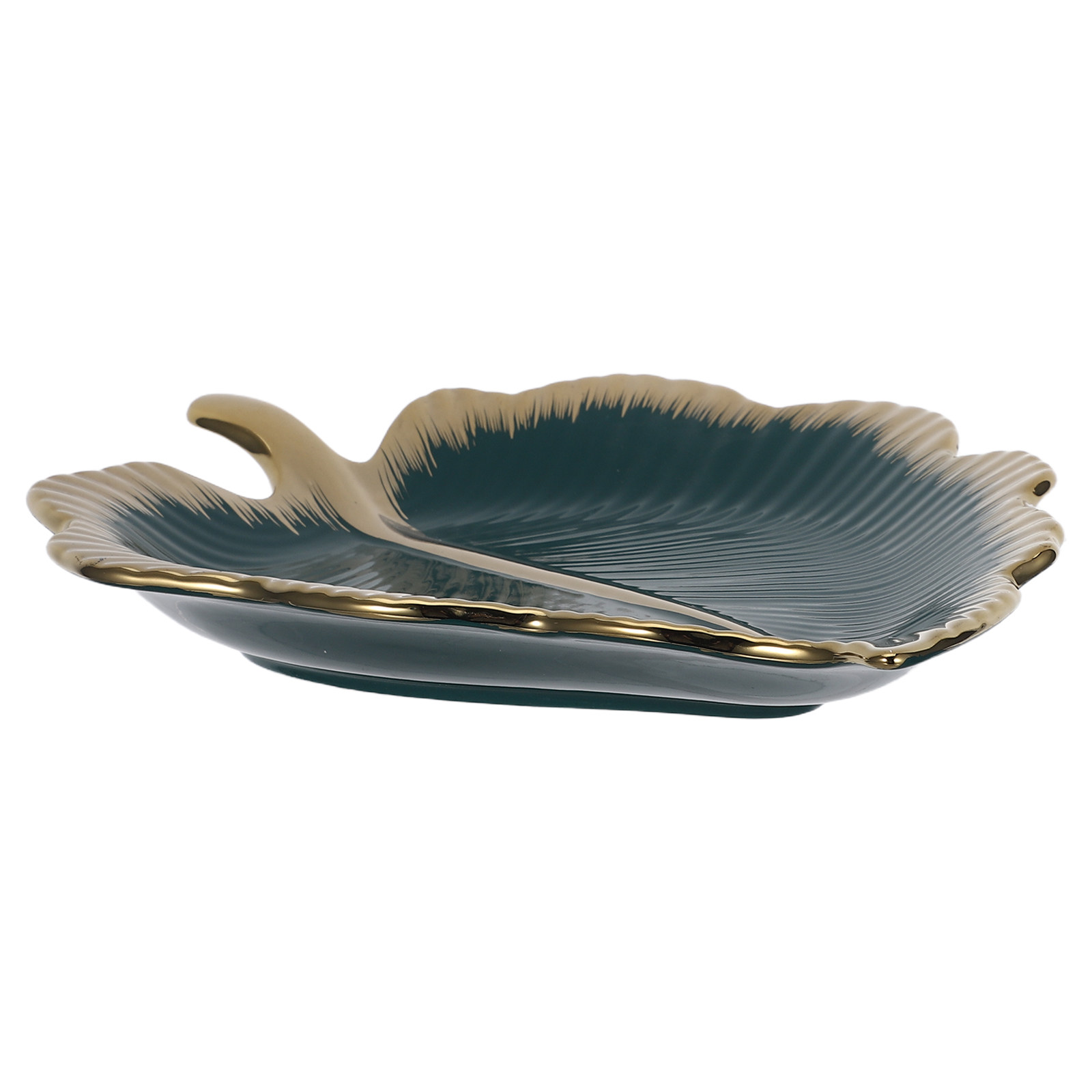 Ceramic Trinket Dish - Vassoio Decorativo in Ceramica Verde a