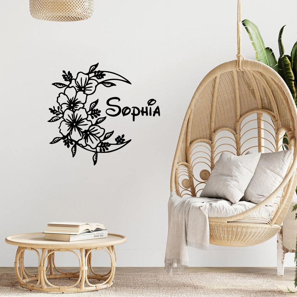 Home Decor Wall Stickers - 1PC Adesivo Murale Creativo Luna e