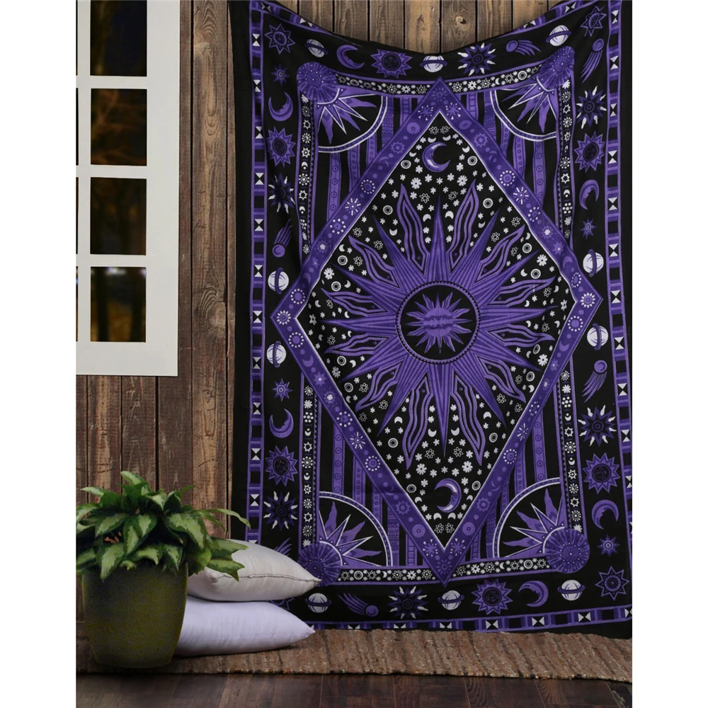 Home Decor Indonesia - Tarocchi indiani Divinazione Mandala Arazzo Hippie