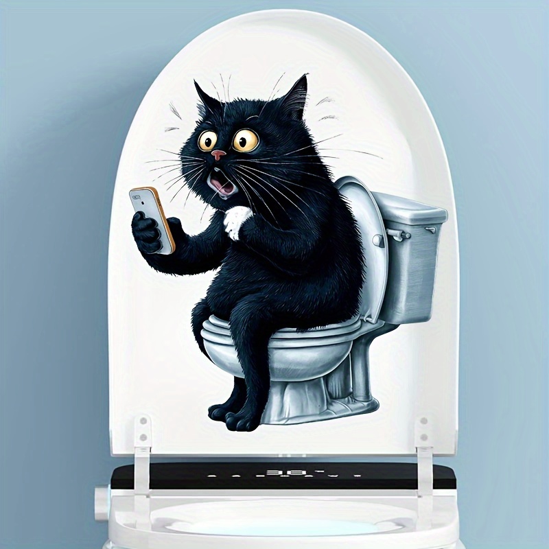 Home Decor Mobile Game - 1 adesivo autoadesivo divertente per gatti