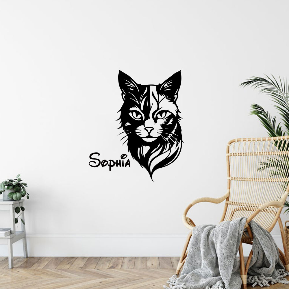 Home Decor Wall Stickers - 1PC Adesivo da parete con nome