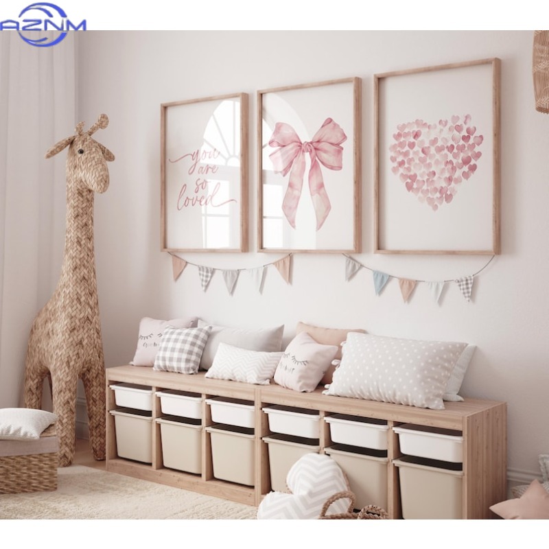 Watercolor Poster Print - 3 pezzi (poster su tela senza