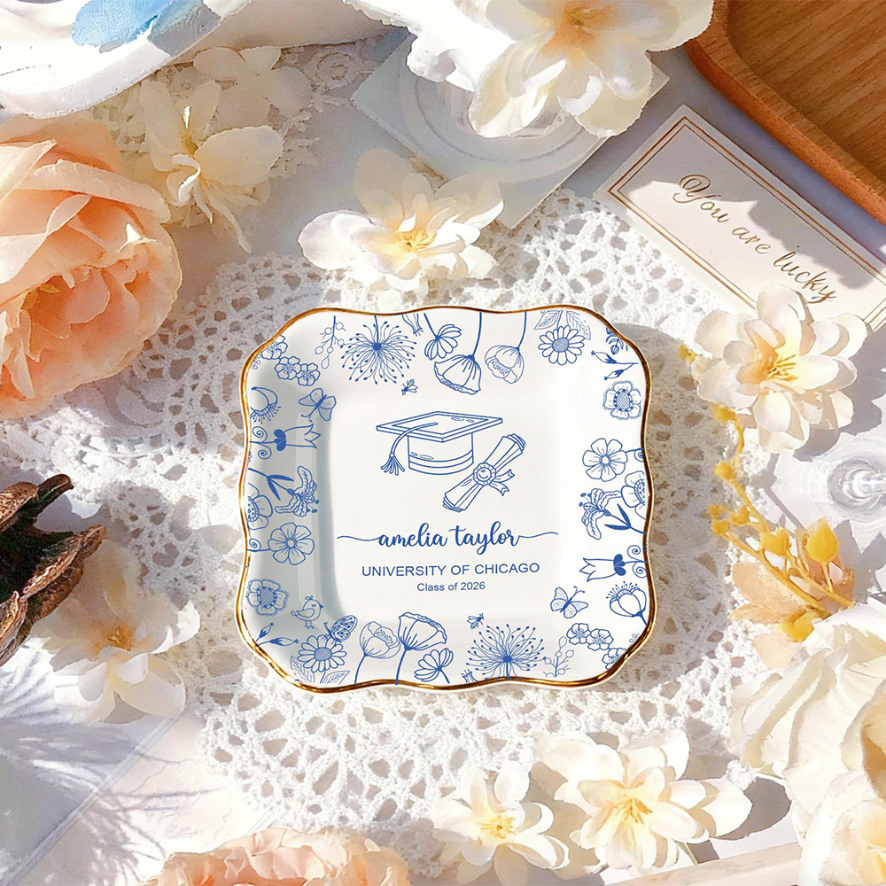 Ceramic Trinket Dish - Piatto Portagioie Personalizzato con Foto per