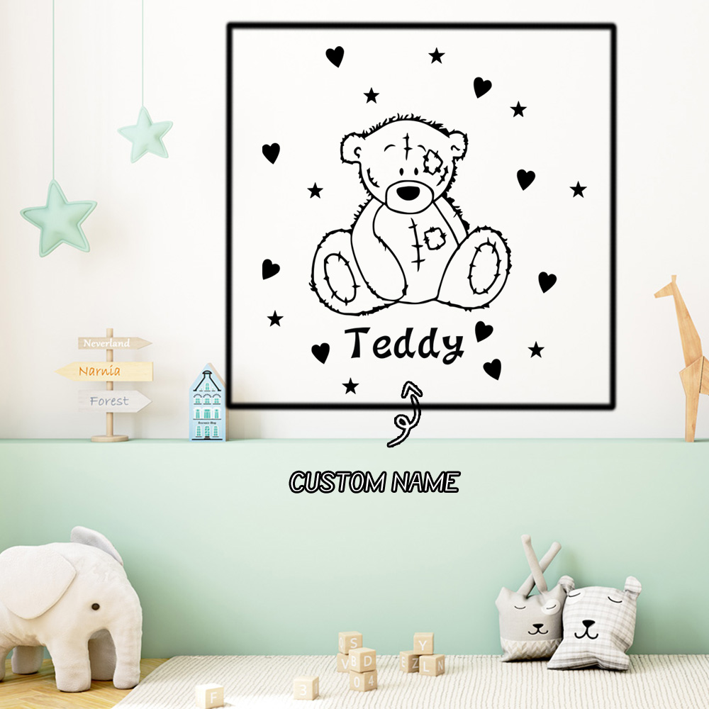 Home Decor Wall Stickers - 1PC Adesivo da parete con orsetto