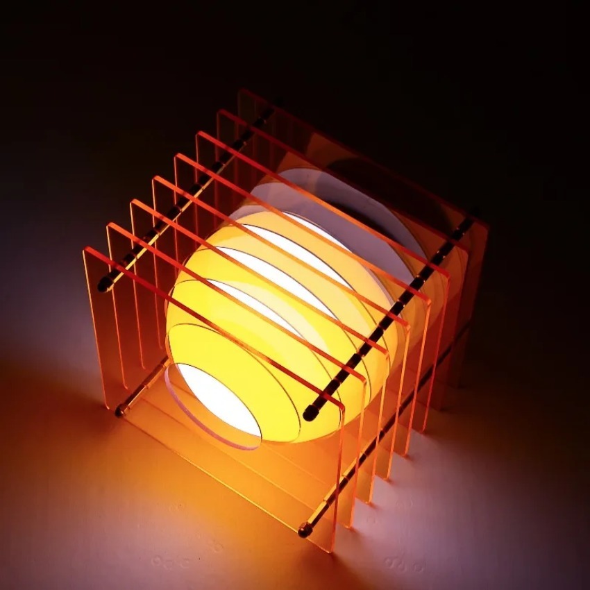 Home Decor Lighting - Lampada Luna Fai-da-Te in Acrilico a