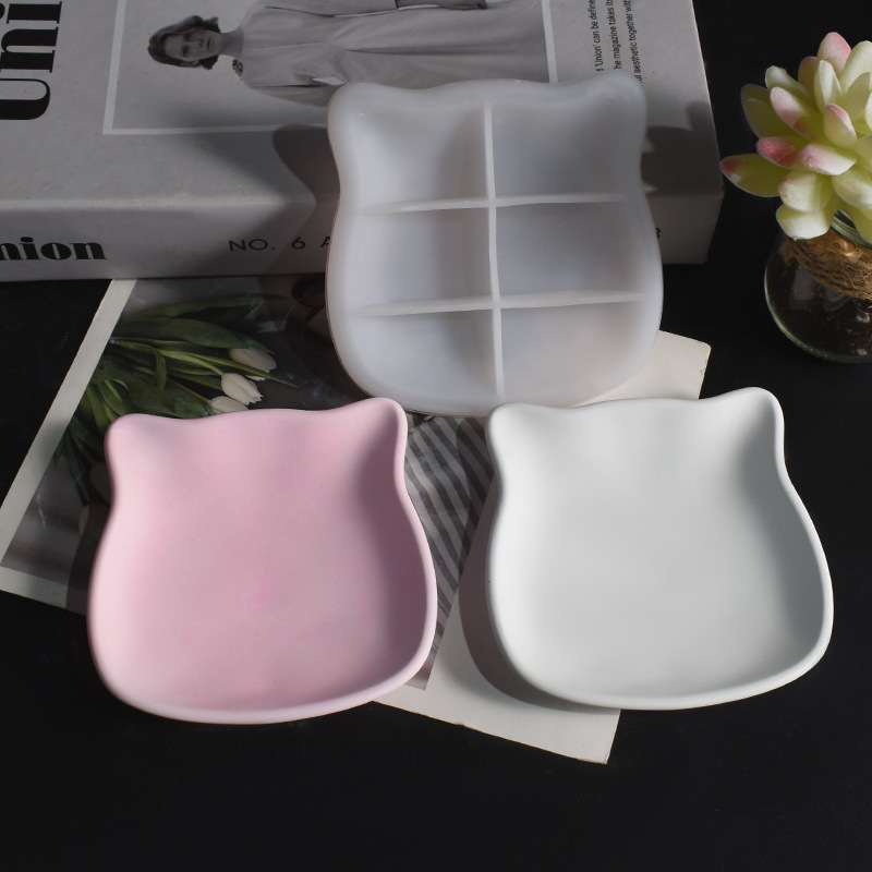 Ceramic Trinket Dish - Stampo per piatto per gatti in