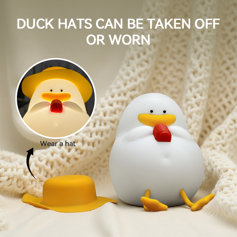 Home Decor Lighting - Luce notturna Happy Duck, lampada da