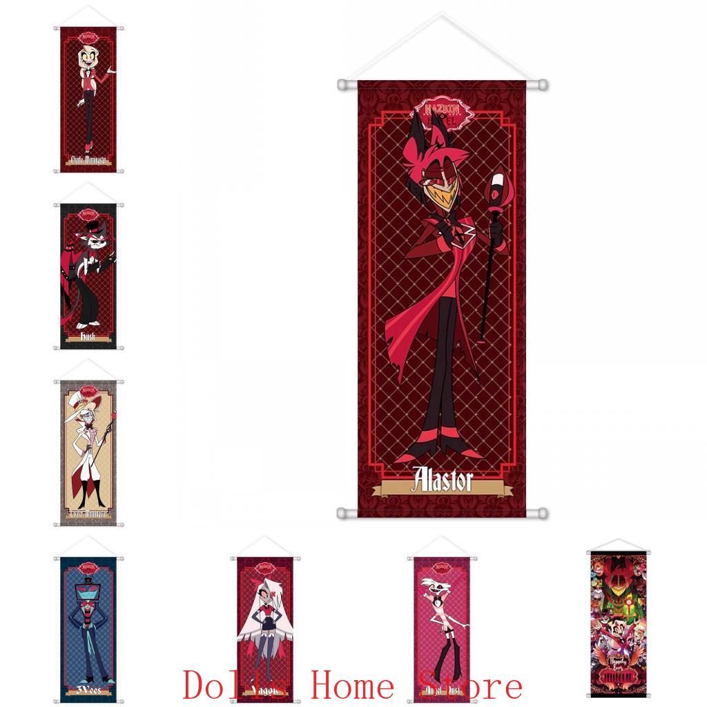 Home Decor Painting - Anime Scroll Canvas Wall Hanging Painting