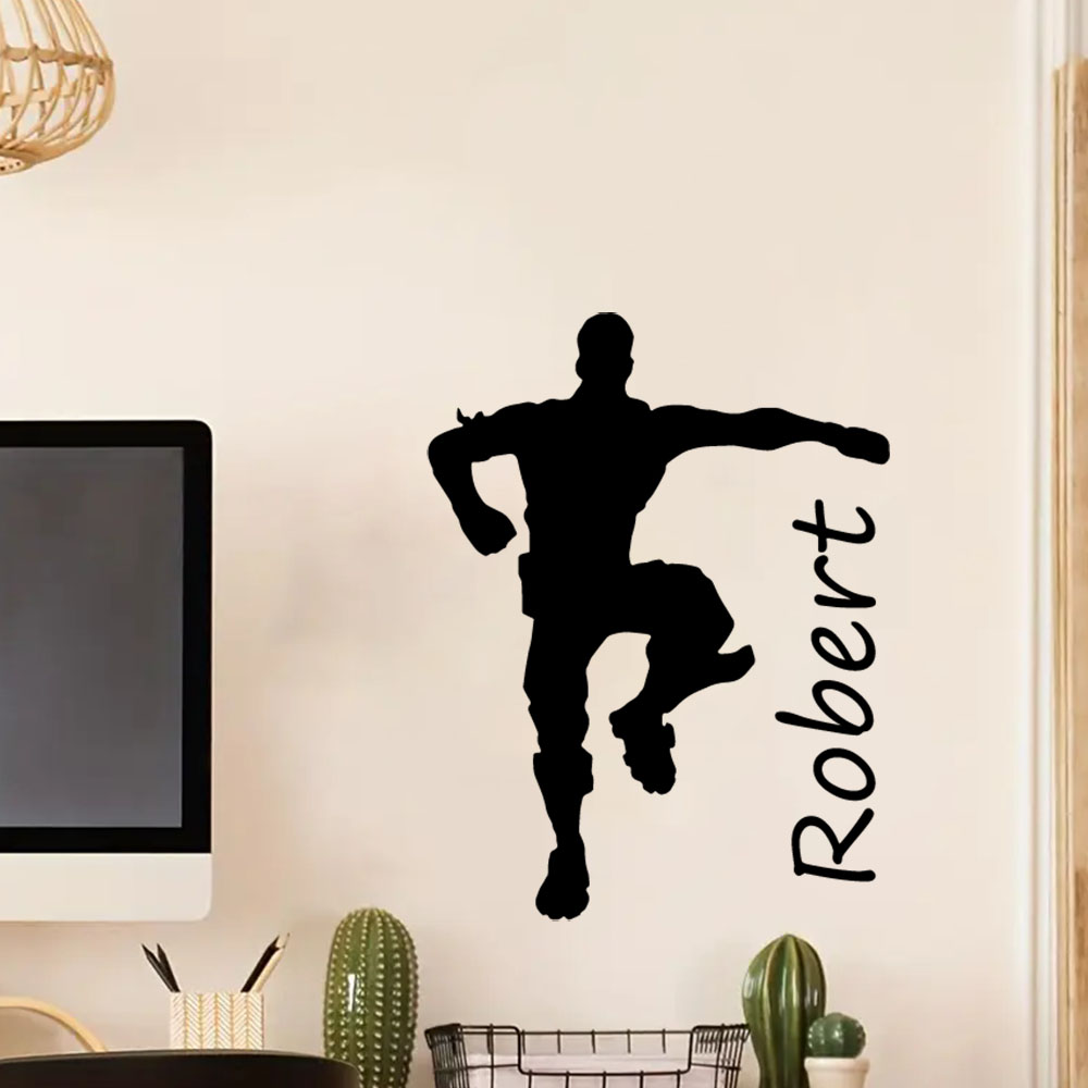 Home Decor Wall Stickers - Adesivo Murale Decorativo Personalizzato con Nome