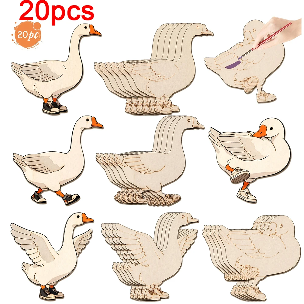 Home Decor Painting - Set di 20 Pezzi in Legno