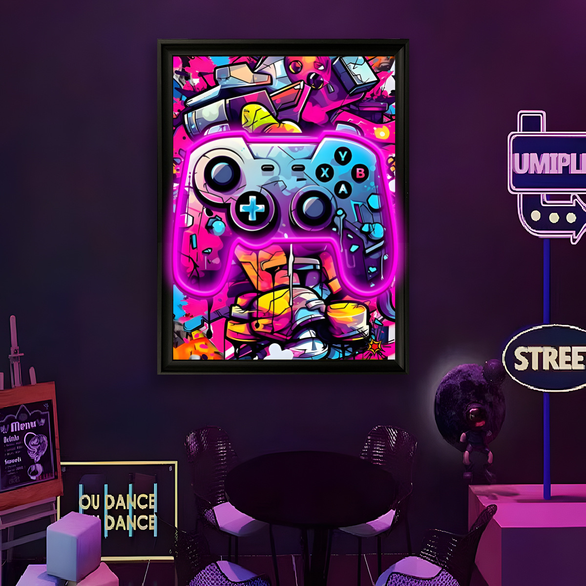 Luce al Neon LED Alimentata vi - Home Decor Painting recensione e prezzo