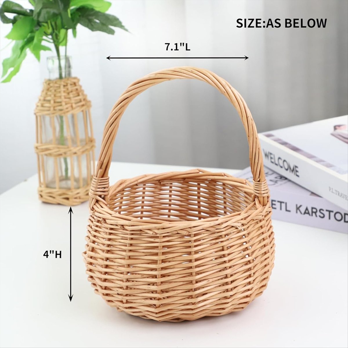 Cesto da Picnic in Vimini con  - Home Decor Flowers recensione e prezzo