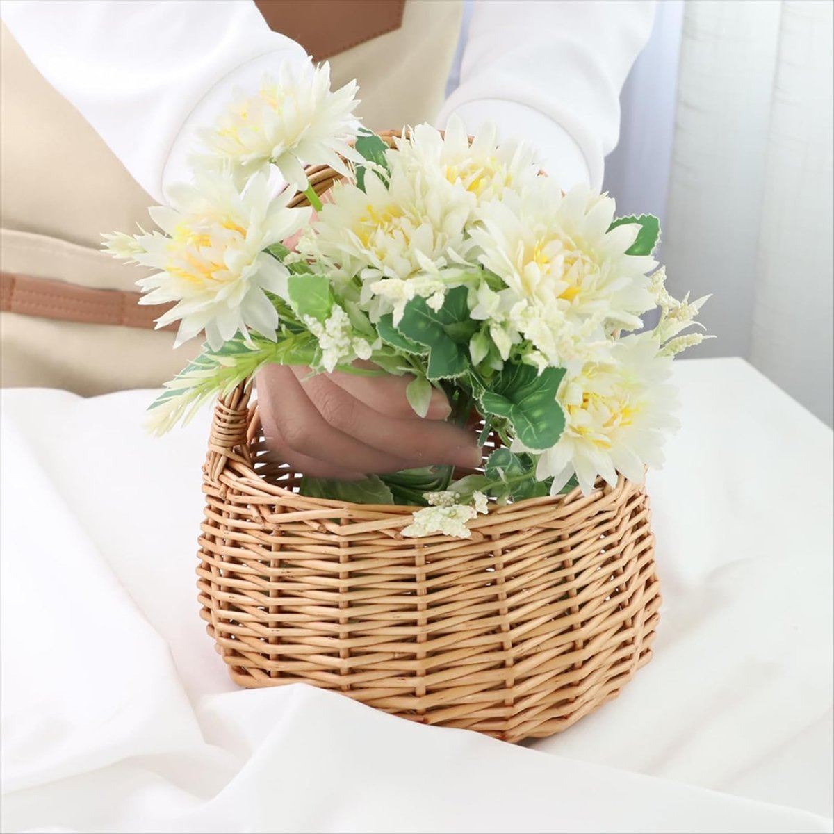 Cesto da Picnic in Vimini con  - Home Decor Flowers recensione e prezzo