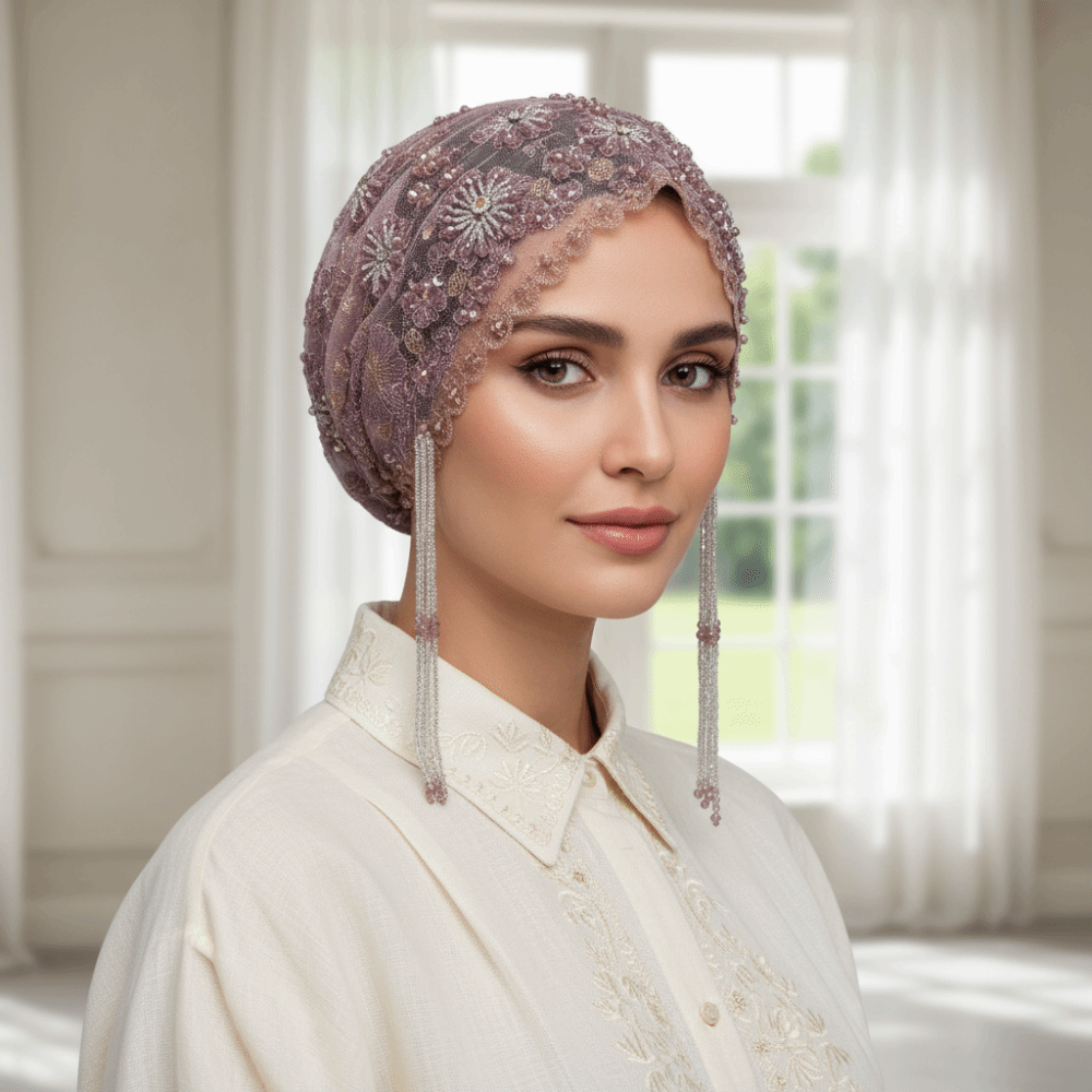 Turbante con Perline Lucide, L - Home Decor Indonesia recensione e prezzo