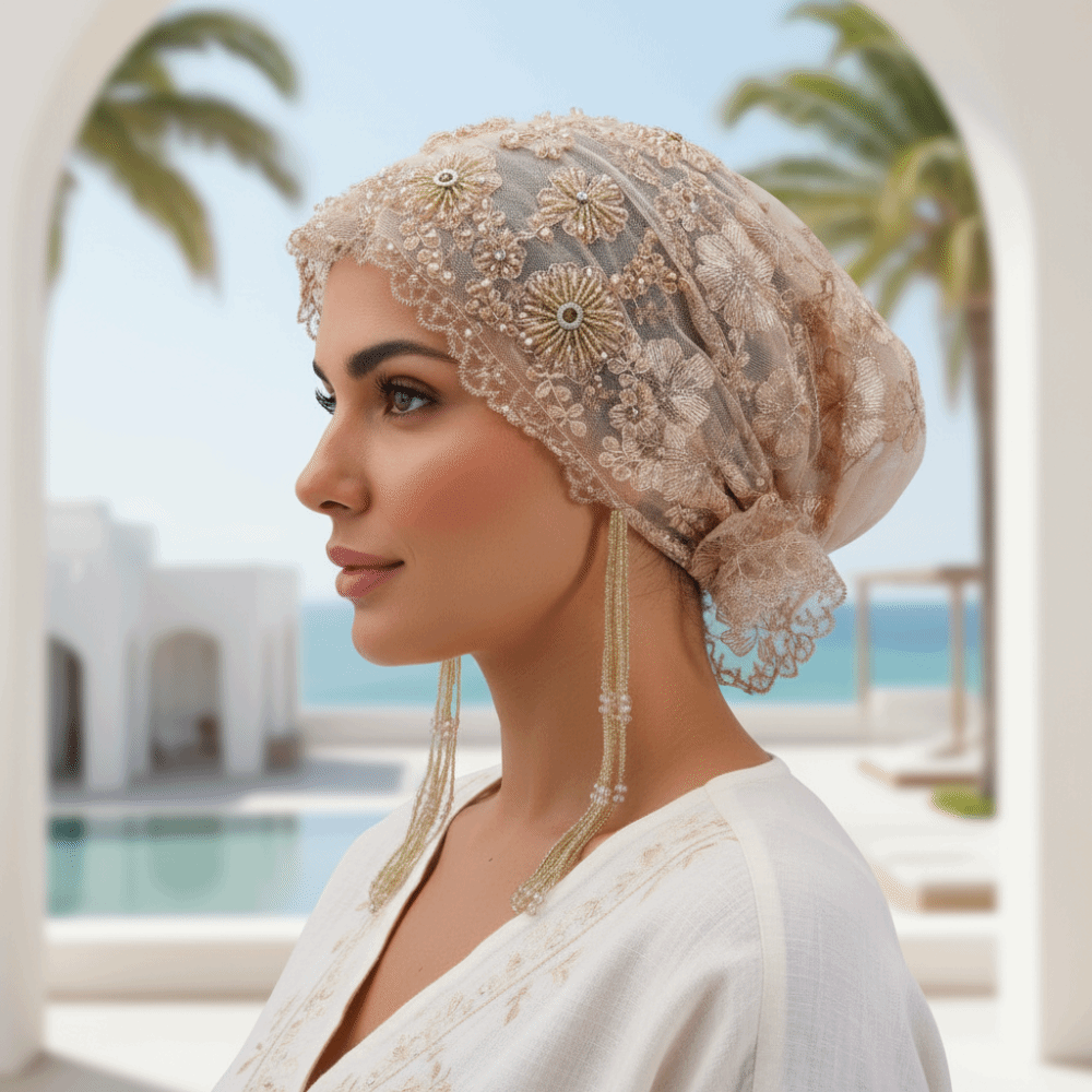 Turbante con Perline Lucide, L - Home Decor Indonesia recensione e prezzo