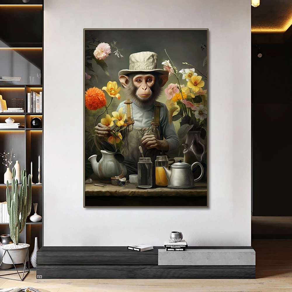 Nordic Gorilla Wear Suit Wall  - Home Decor Japandi recensione e prezzo