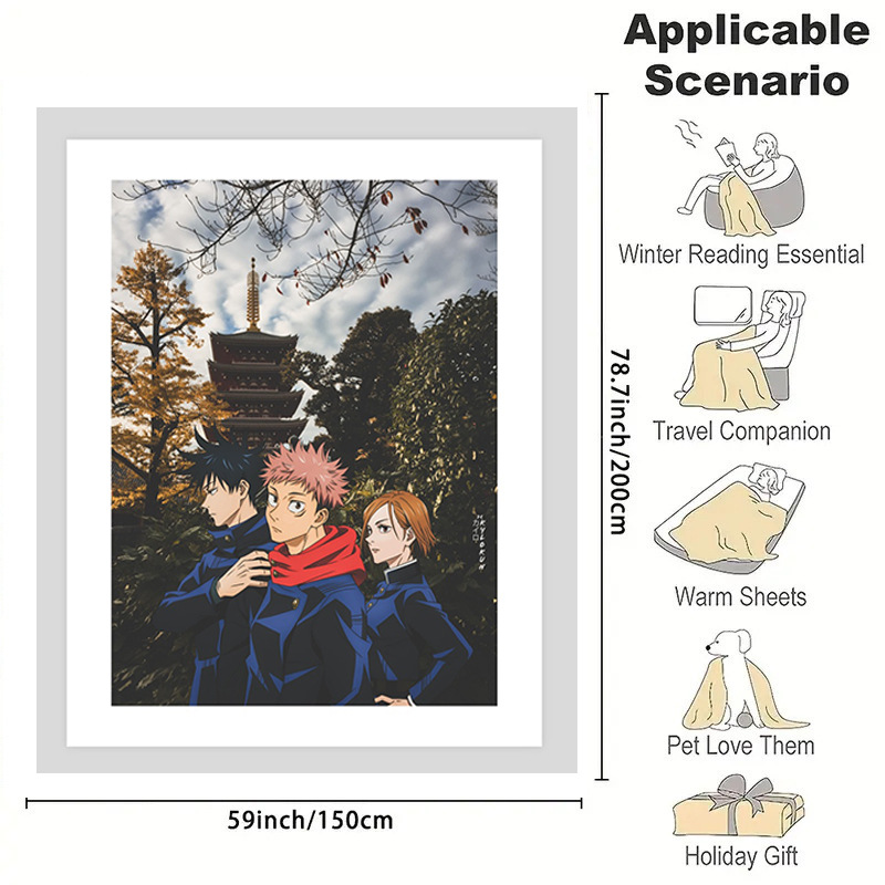 Jujutsu Kaisen Anime Coperta i - Home Decor Ideas recensione e prezzo