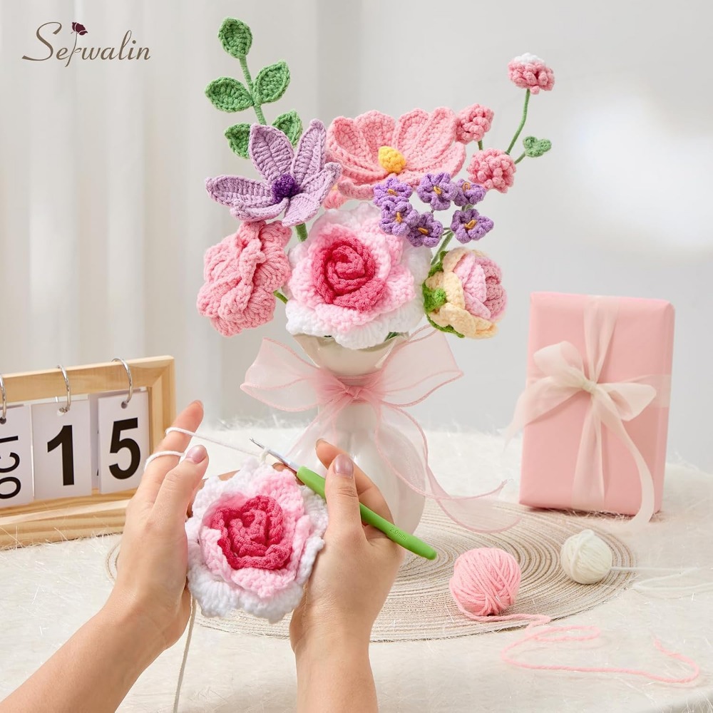 Bouquet di Fiori all'Uncinetto - Home Decor Tulip recensione e prezzo