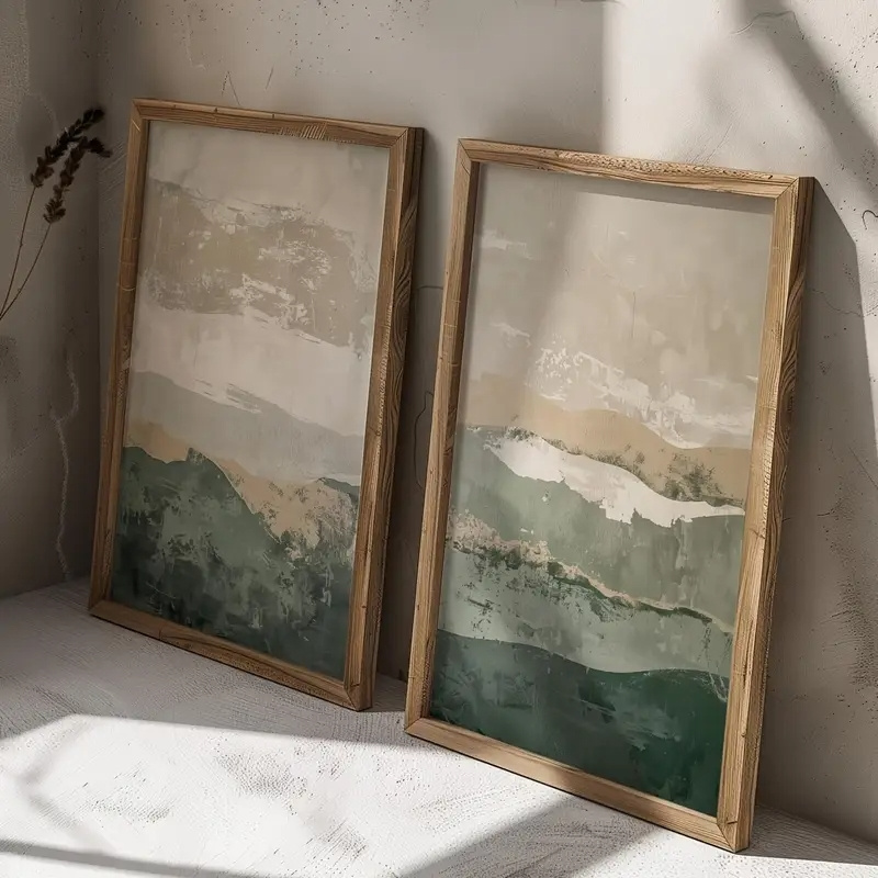 Set di 2 Stampe su Tela in Sti - Home Decor Japandi recensione e prezzo