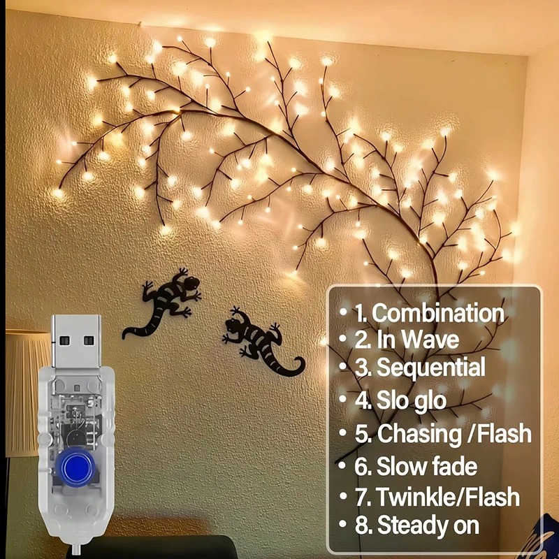 Lampada a Rami di Salice Multi - Home Decor Flowers recensione e prezzo