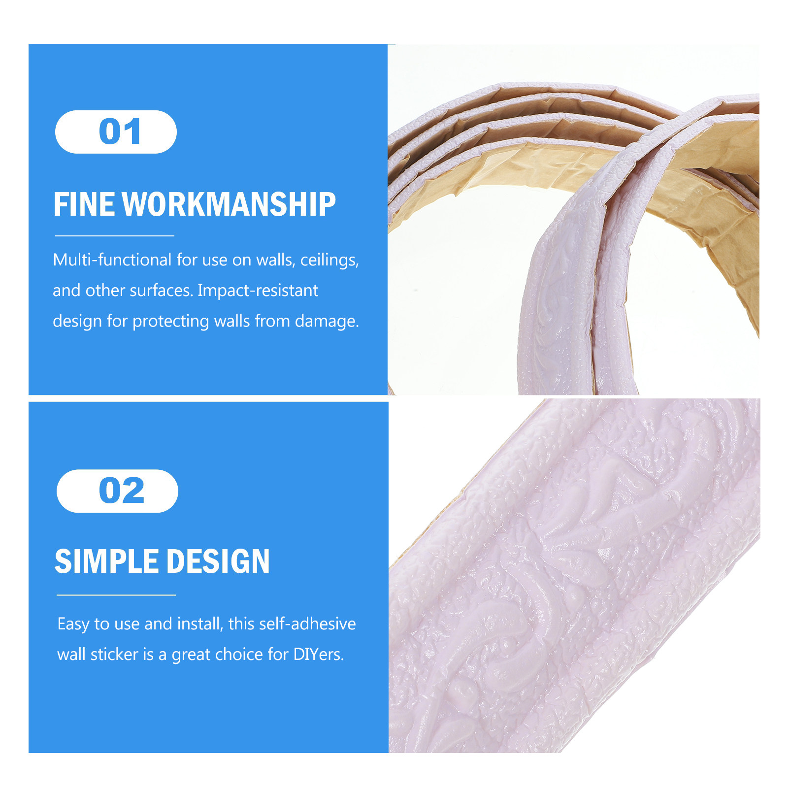 2 Rotoli di Profili Decorativi - Home Decor Wall Molding recensione e prezzo