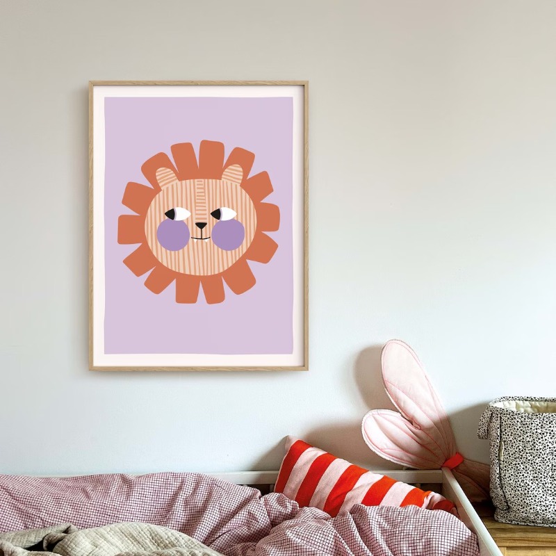 Poster Illustrativo con Animal - Watercolor Poster Print recensione e prezzo