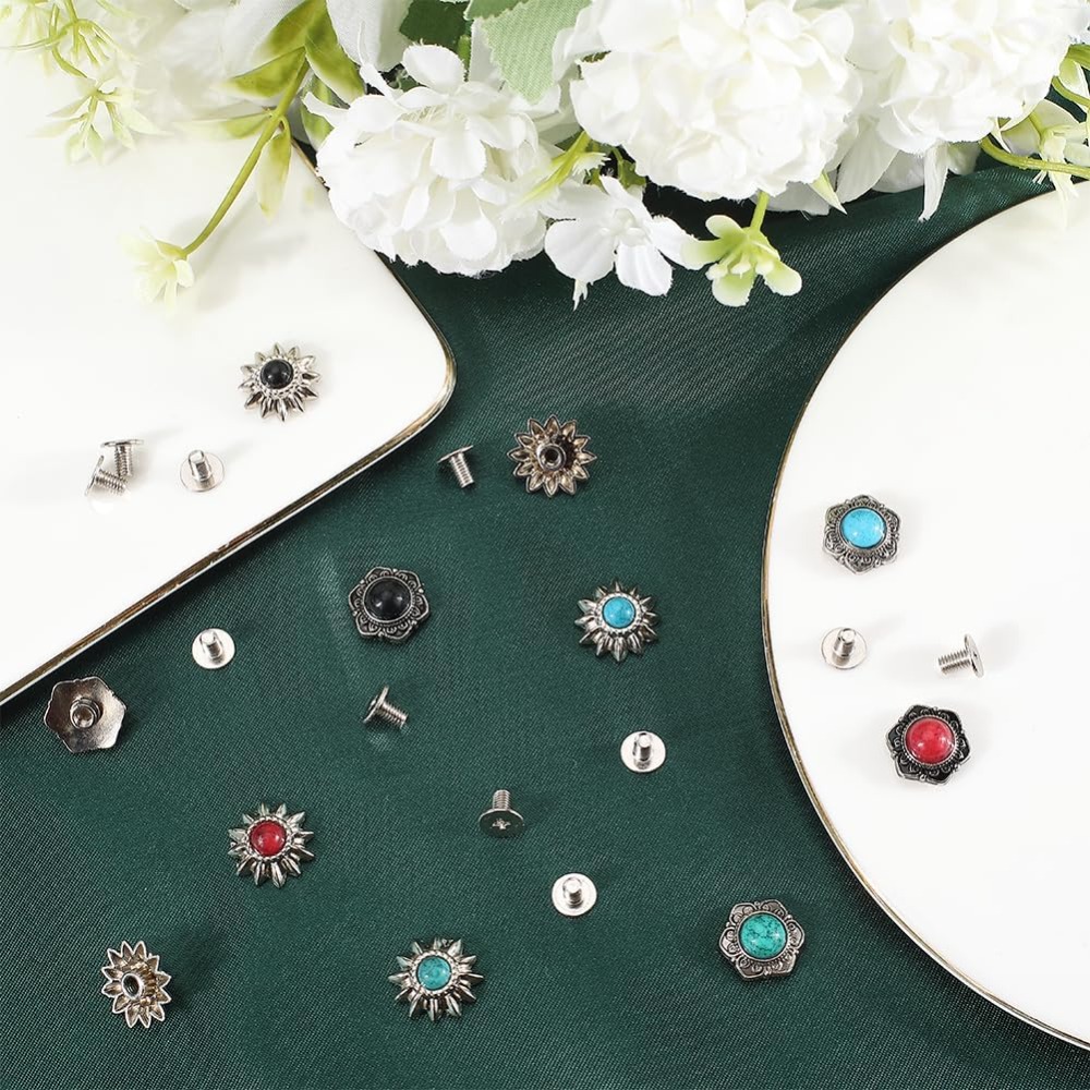 24 Set 8 Stili Bottoni posteri - Home Decor Flowers recensione e prezzo