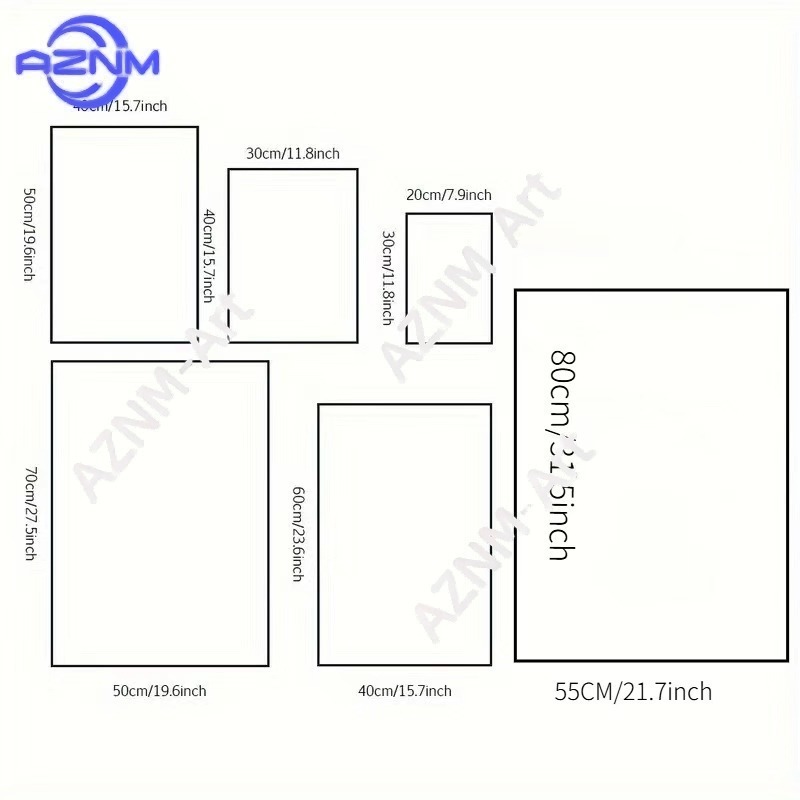 1/6 Pezzi Poster Acquerello An - Watercolor Poster Print recensione e prezzo