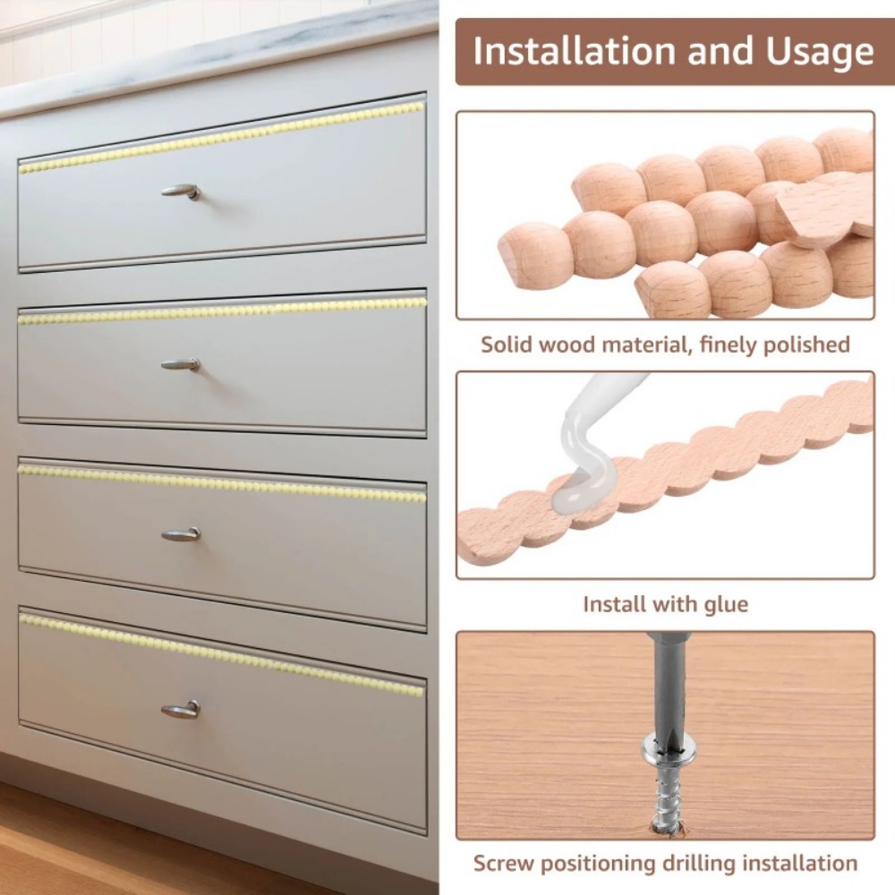 8 Pezzi di Modanature in Legno - Home Decor Wall Molding recensione e prezzo