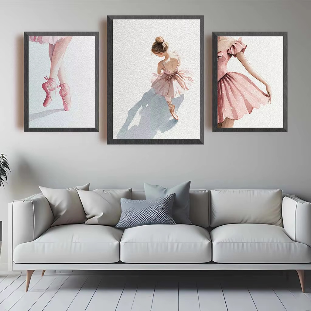 3 Pezzi--3 poster artistici su - Watercolor Poster Print recensione e prezzo