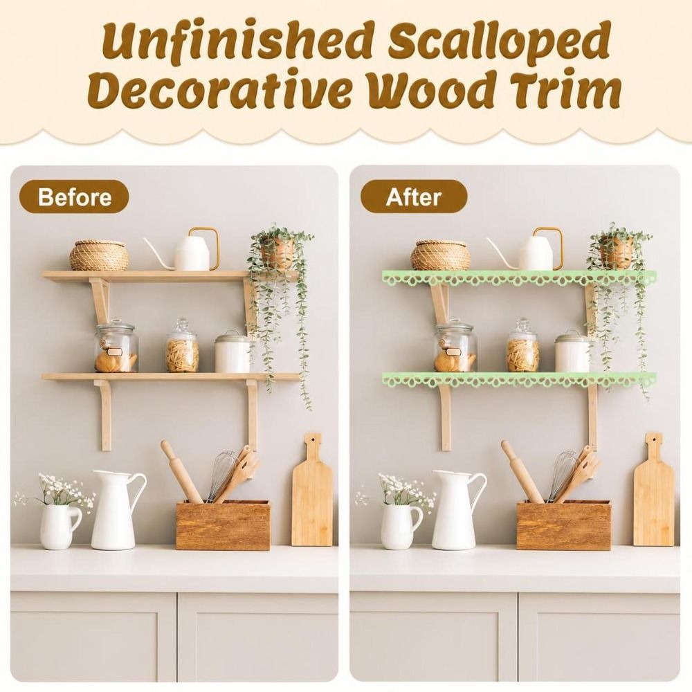 5 pezzi di modanature decorati - Home Decor Wall Molding recensione e prezzo